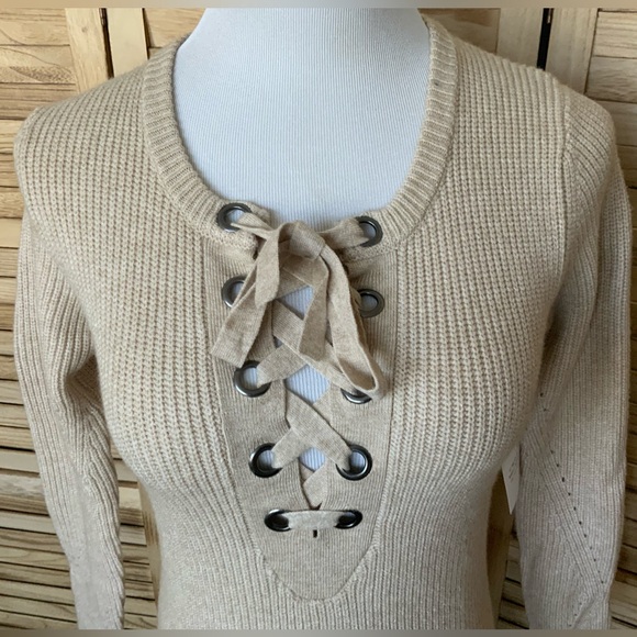 Sadie & Sage Taupe Sweater Dress Small - Picture 6 of 11